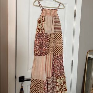 Universal Thread Floral Patchwork Dress